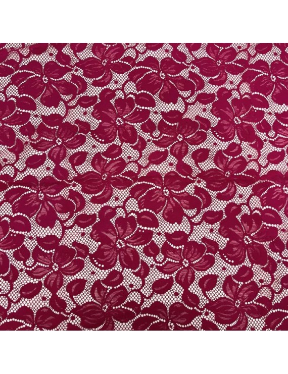 ESNEK  DANTEL FLORENTINA CHERRY RED