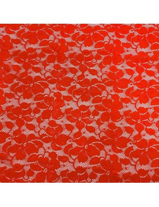 ESNEK DANTEL FLORENTINA FLUORESENT RED ESNEK DANTEL FLORENTINA FLUORESENT RED