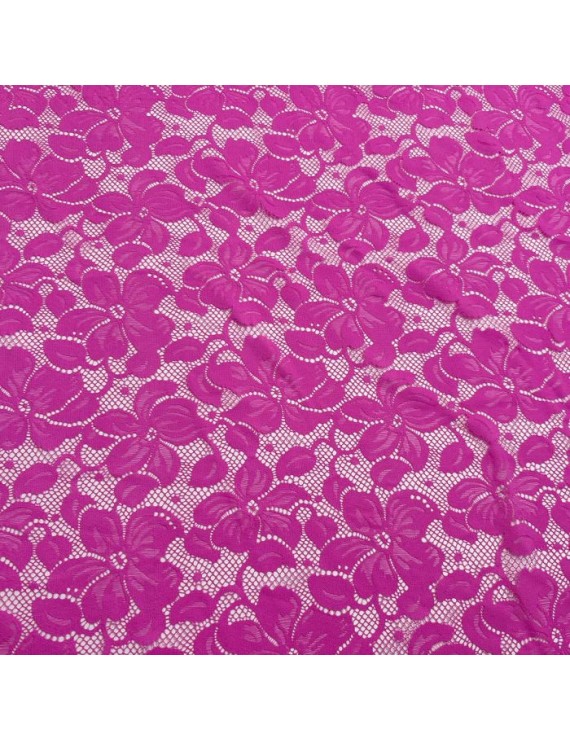 ESNEK  DANTEL FLORENTINA ELECTRIC PINK