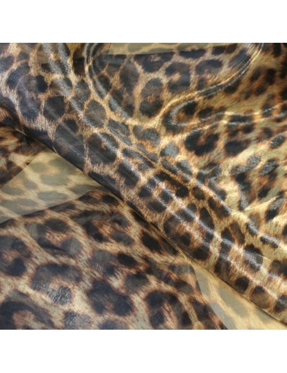 LEOPAR SATIN ORGANZE