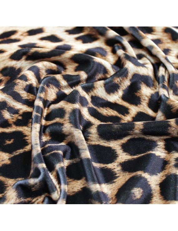 LEOPAR SATIN KADİFE