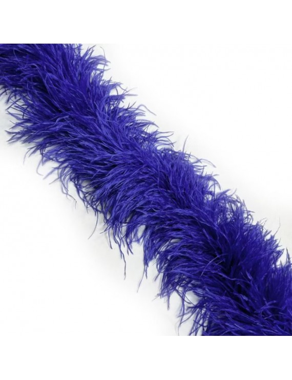 LUXURY OSTRICH 6 PLY BOA BLUEBERRY180CM