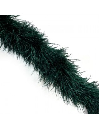 LUXURY OSTRICH 6 PLY BOA FOREST GREEN 180CM