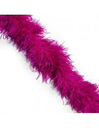 LUXURY OSTRICH 6 PLY BOA FUSHIA PINK 180CM