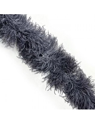 LUXURY OSTRICH 6 PLY BOA HEMATIT 180CM
