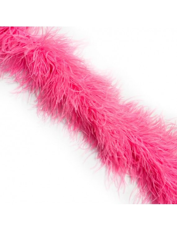 LUXURY OSTRICH 6 PLY BOA PINK FIZZ 180CM