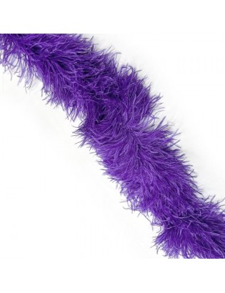 LUXURY OSTRICH 6 PLY BOA PURPLE RAIN 180CM