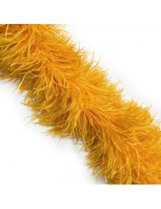 LUXURY OSTRICH 6 PLY BOA SAFFRON 180CM