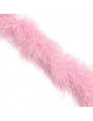 LUXURY OSTRICH 6 PLY BOA SUGAR PINK 180CM LUXURY OSTRICH 6 PLY BOA SUGAR PINK 180CM