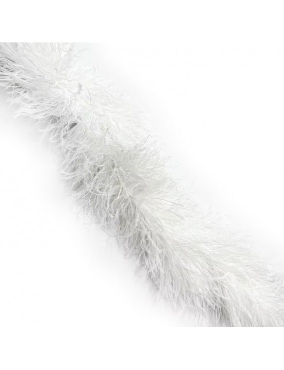 LUXURY OSTRICH 6 PLY BOA WHITE 180CM