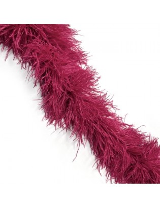 LUXURY OSTRICH 6 PLY BOA WINE180CM LUXURY OSTRICH 6 PLY BOA WINE180CM