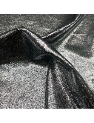 METALİK LİKRA SILVER ON BLACK